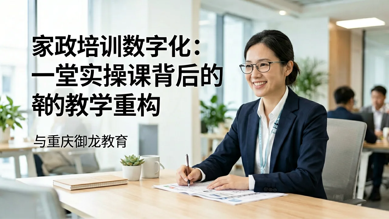 家政培训数字化:一堂实操课背后的教学重构